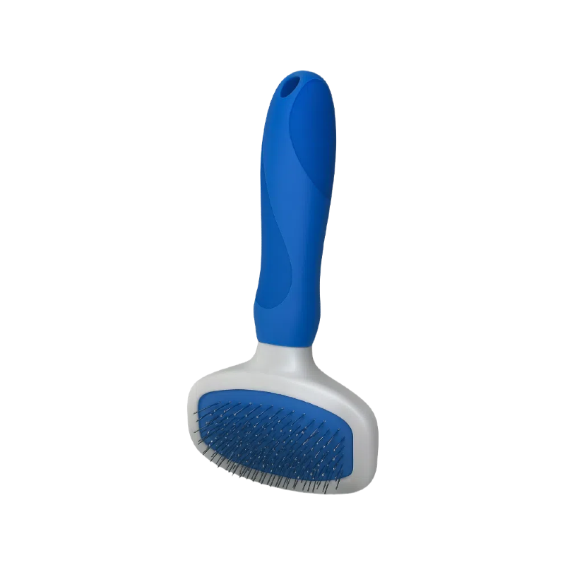 Pente para Pets DT07 Azul - Remove pelos eficientemente e desembaraça sem machucar, design ergonômico para cães e gatos - pente para pets, removedor de pelos, desembaraçador de pelos