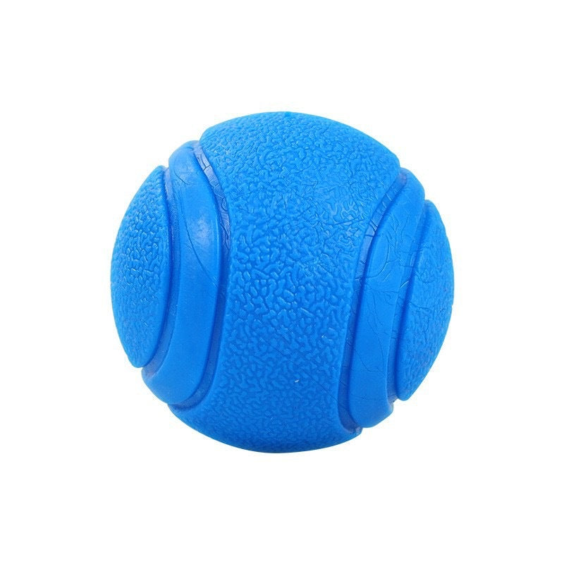 DT02 Bola de Treino para Cães - Brinquedo Durable para Mastigação Intensa 6.5cm (Azul+Rosa+Laranja) - Limpa dentes e fortalece mandíbulas durante sessões de brincadeira